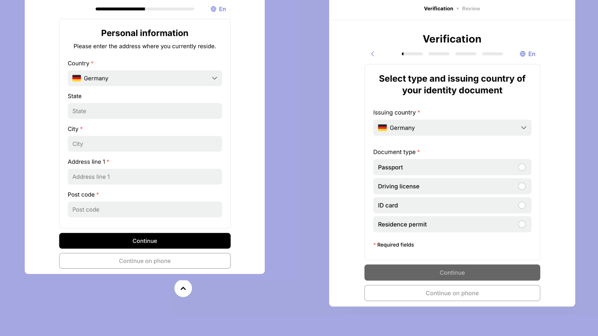 Procedura di verifica KYC