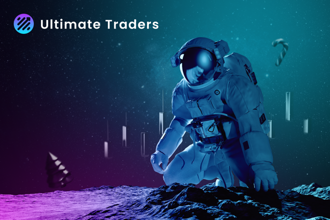 Ultimate Traders logo and astronaut, FX Empire