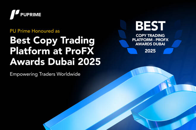 PU Prime receives Best Copy Trading Platform at ProFX Awards Dubai 2025. FX Empire