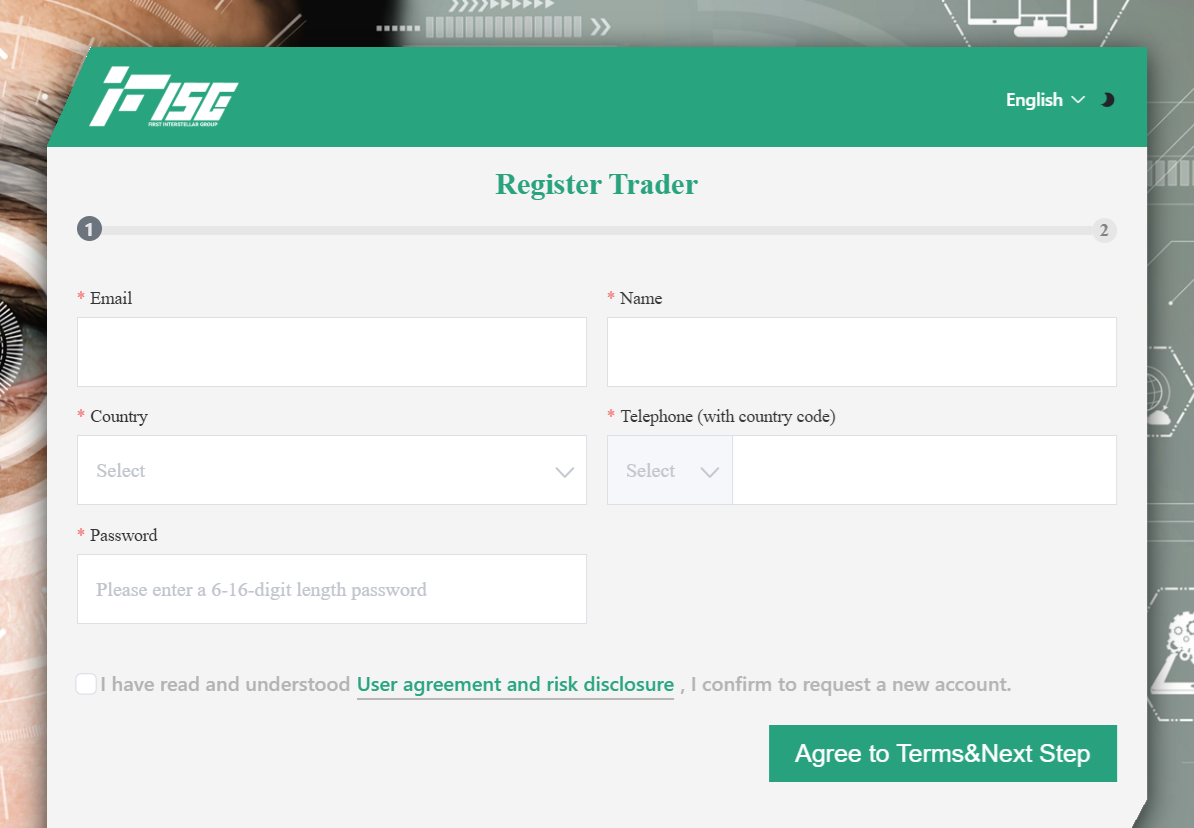 FISG’s registration form