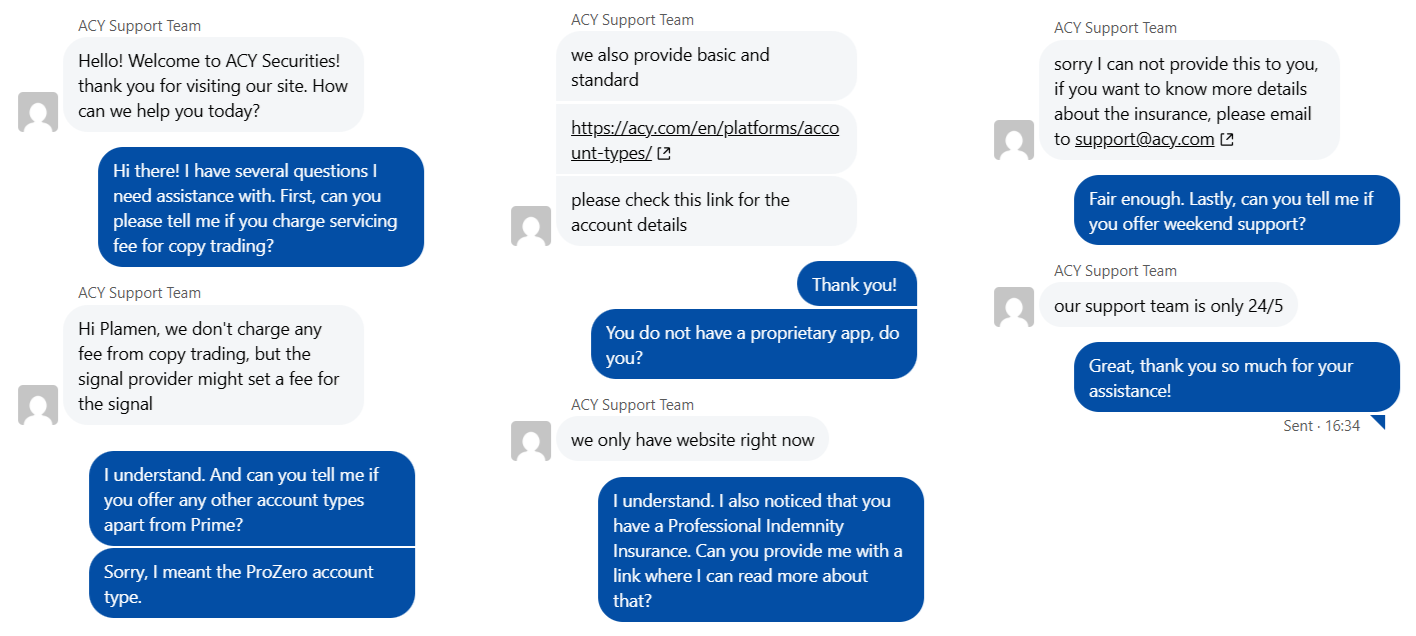 My conversation with ACY Securities