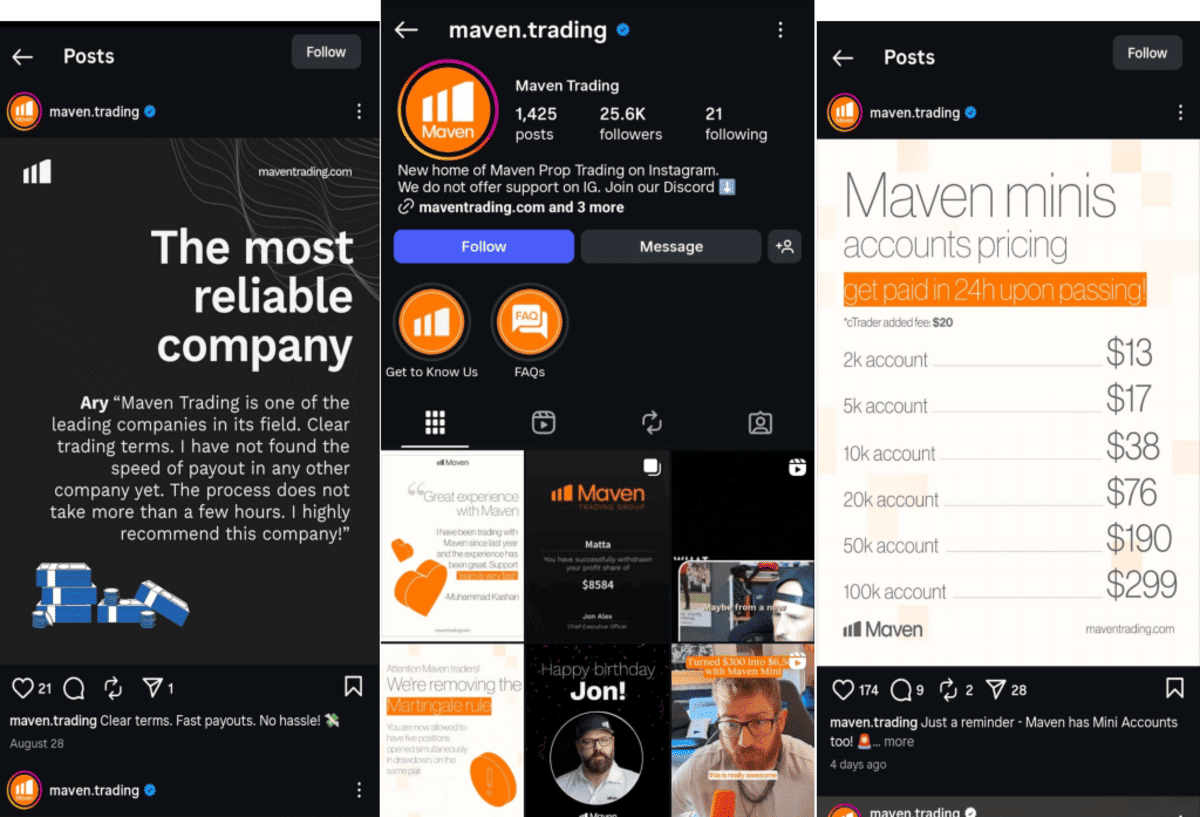 Maven Instagram Image
