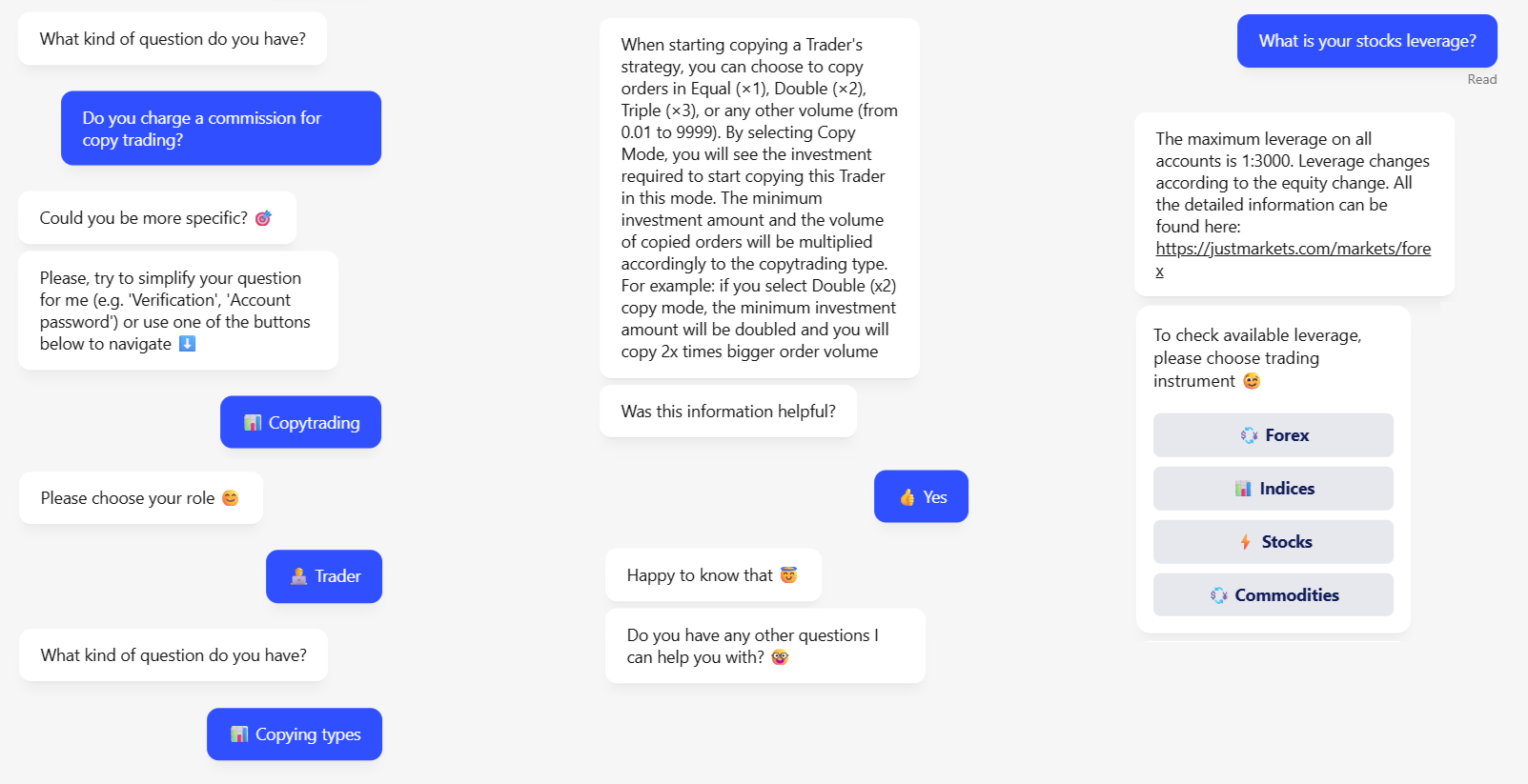 My conversation with JustMarkets