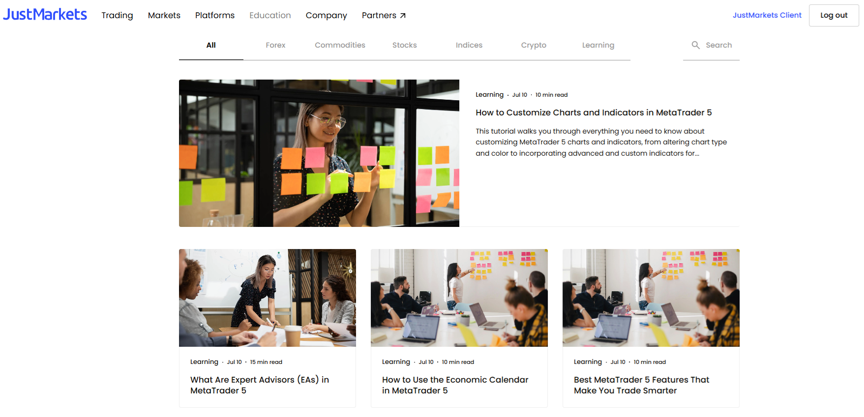 Educational articles by JustMarkets