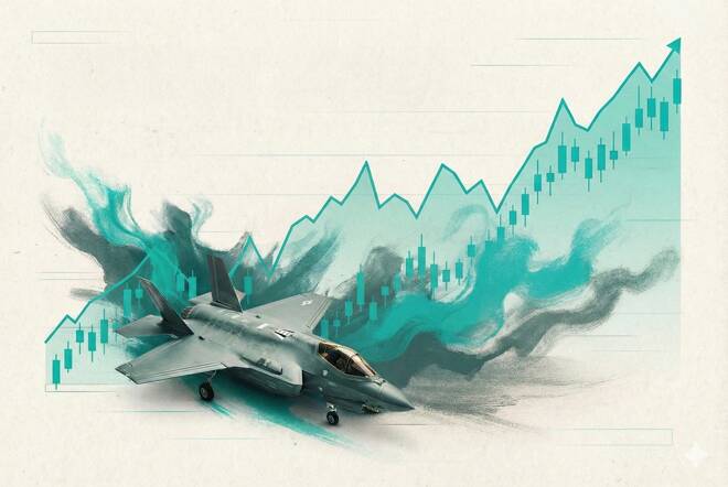Lockheed Martin F35 and bullish chart. FX Empire