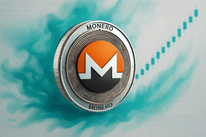 Grafico rialzista di Monero