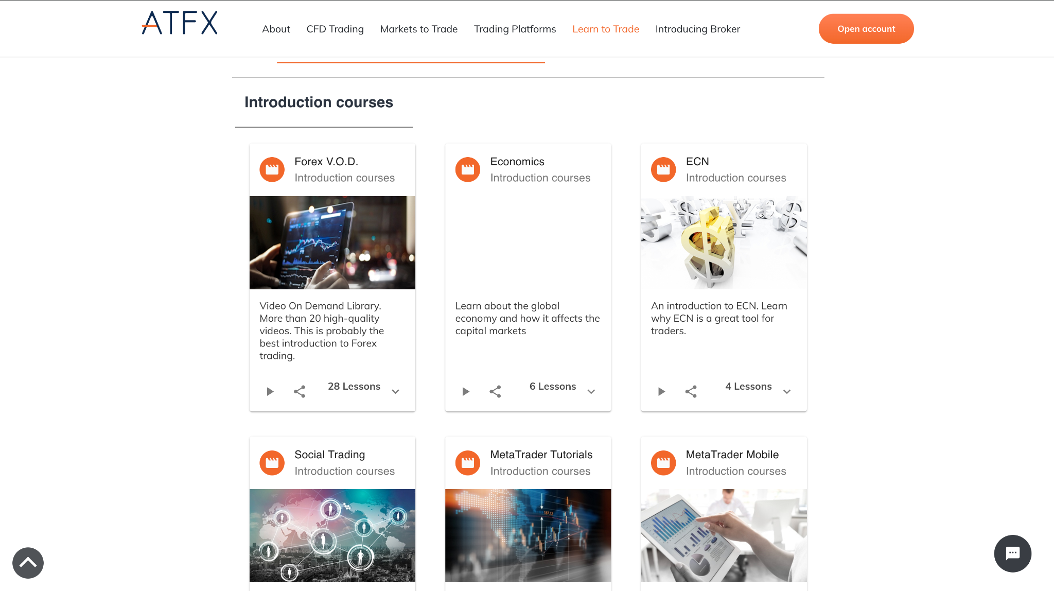 In-depth courses