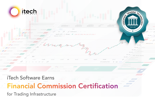 Financial Commission Certification for Trading Infrastructure earned by iTech Software