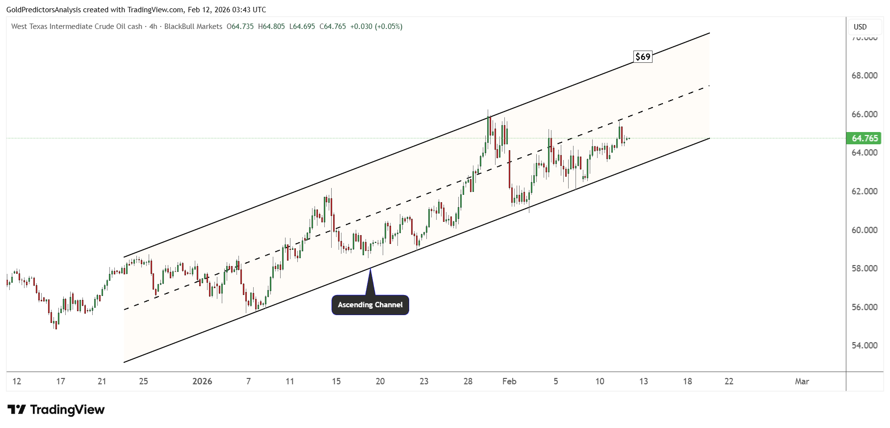 WTI Crude Oil Short term