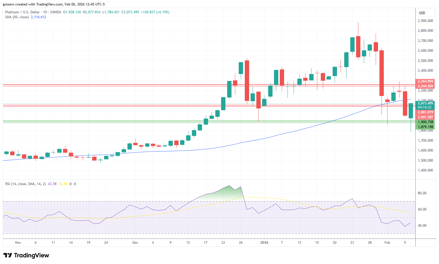 Platinum 060226 Daily Chart