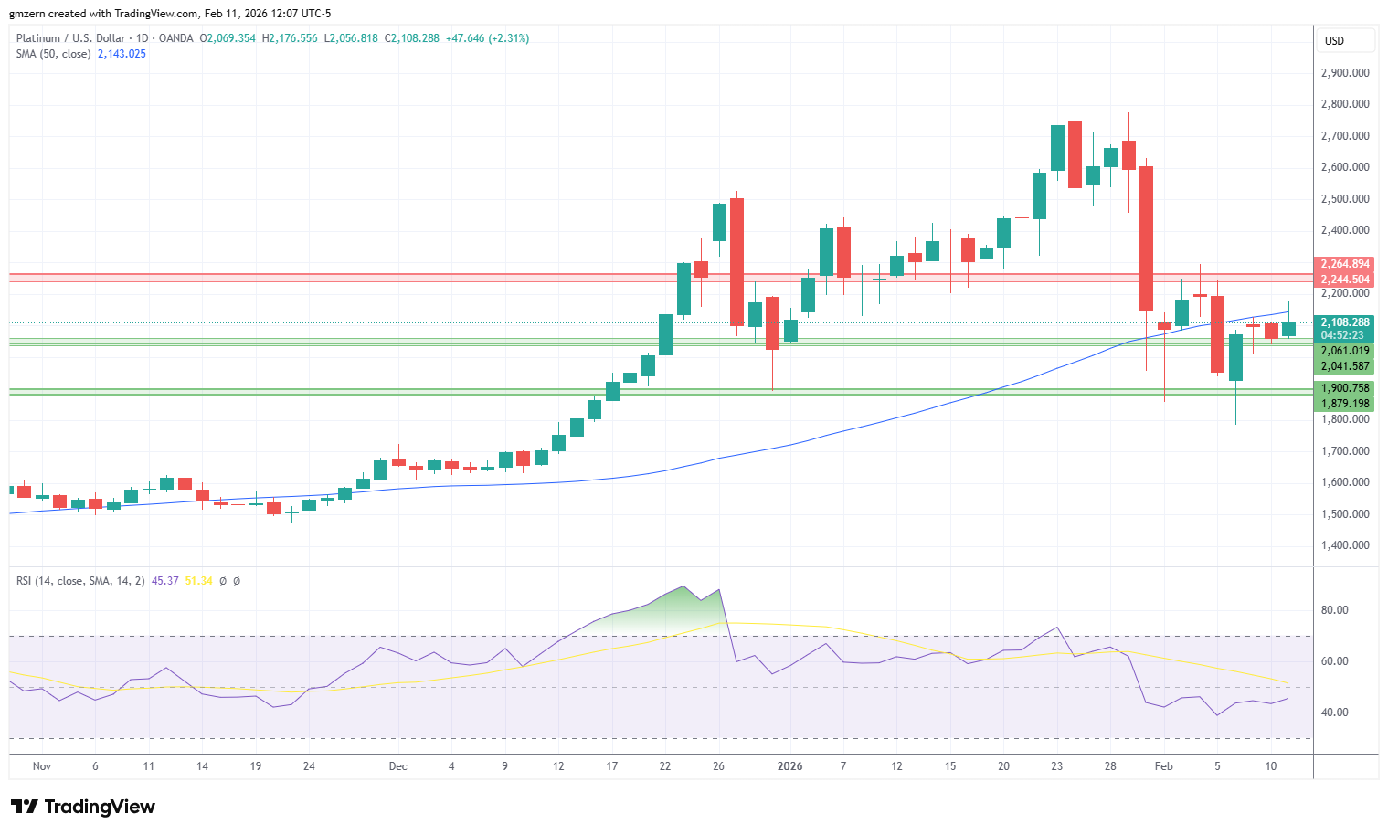 Platinum 110226 Daily Chart