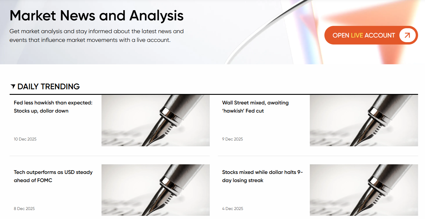 Vantage’s market news and analyses