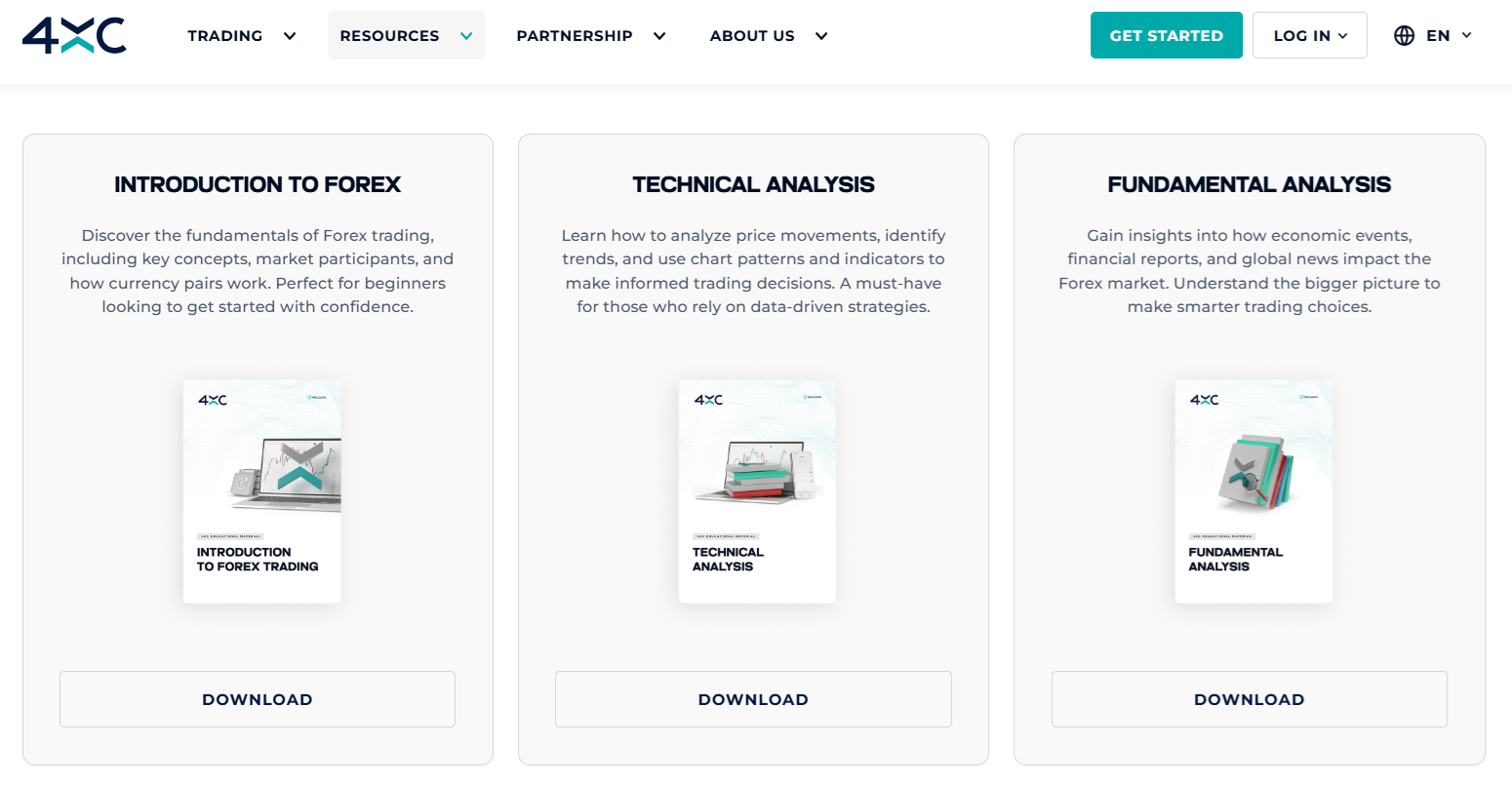 4XC’s educational courses