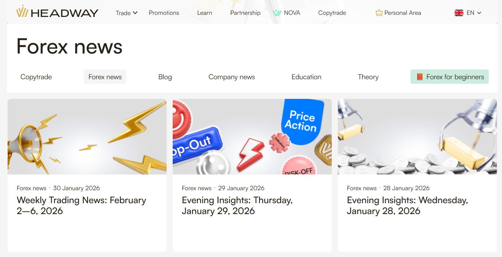 Headway’s news insights