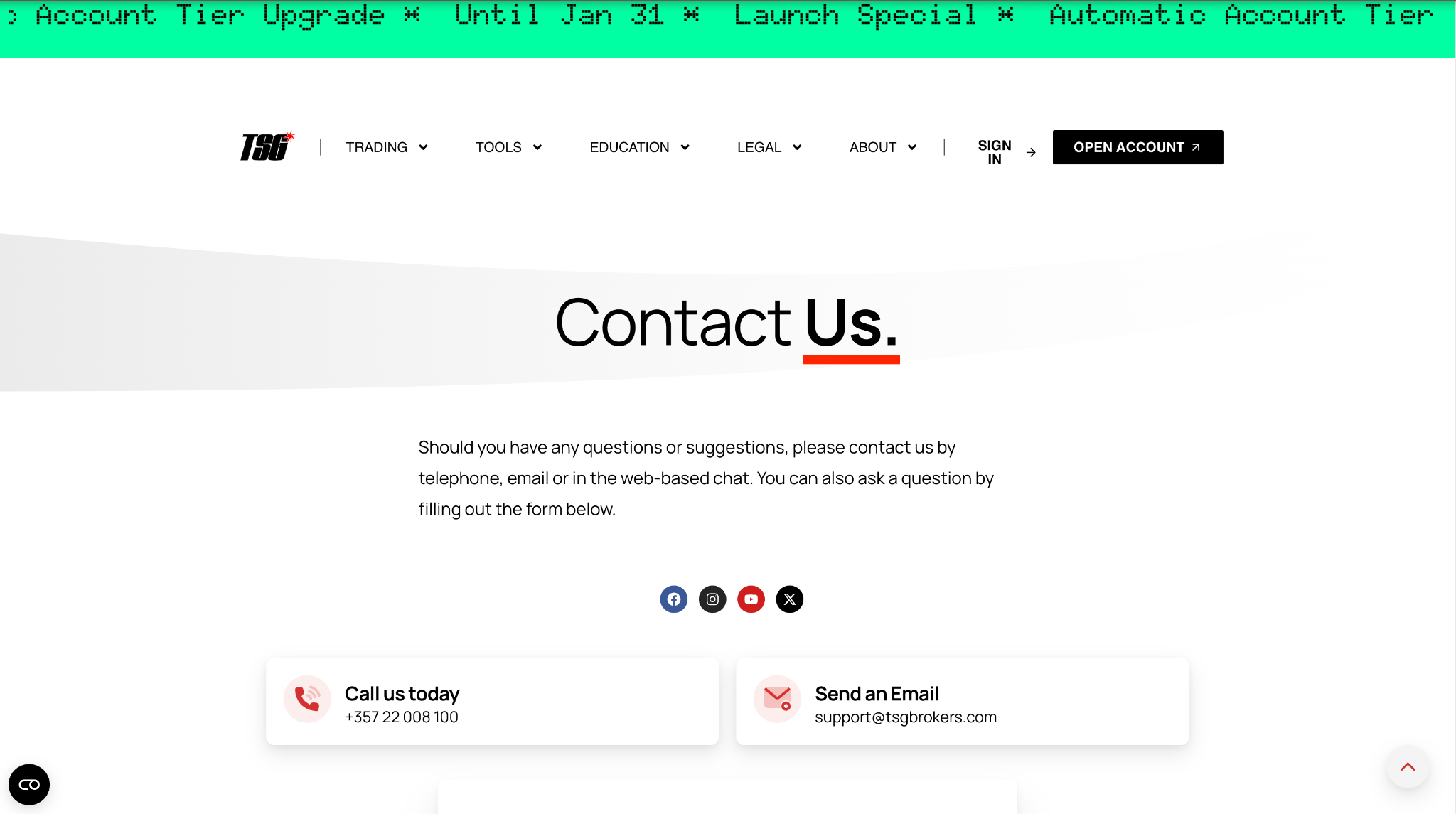 Trade Set Go customer support