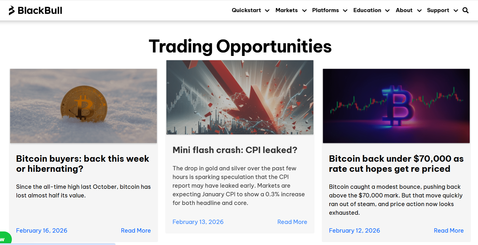 BlackBull Markets’ trading opportunities