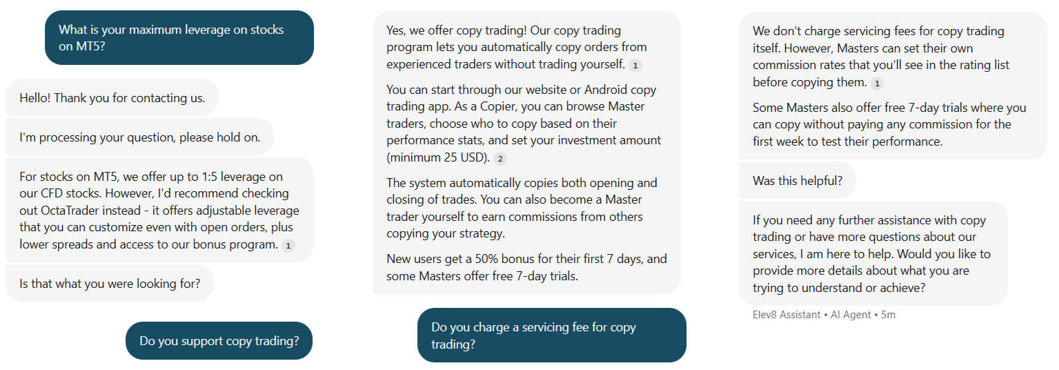 My conversation with Elev8 continued