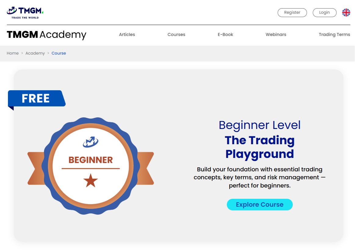 TMGM’s educational courses