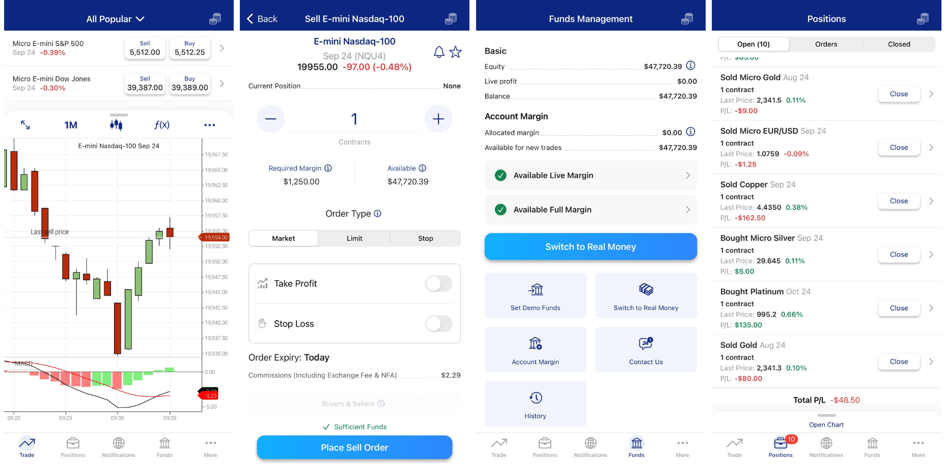 Plus500 mobile app