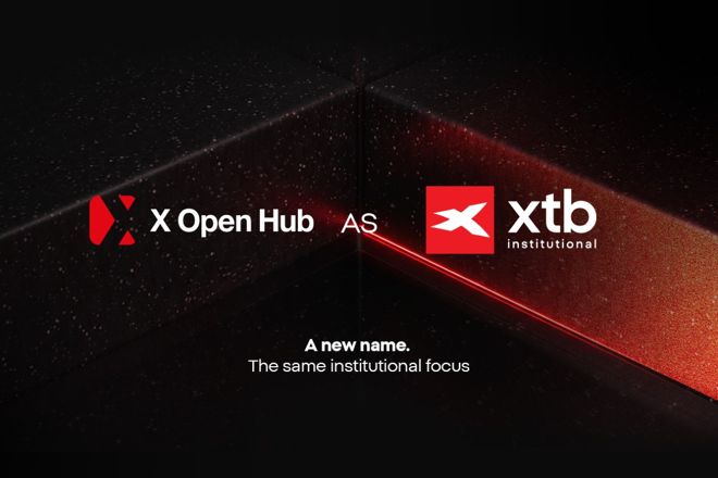 X Open Hub as XTB international. A new name. The same institutional focus