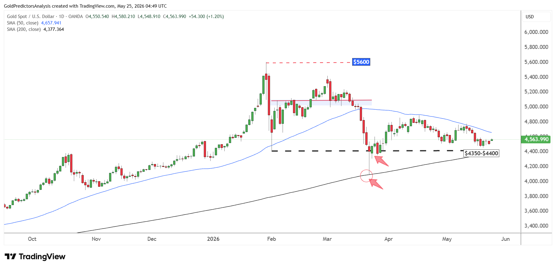 Gold daily