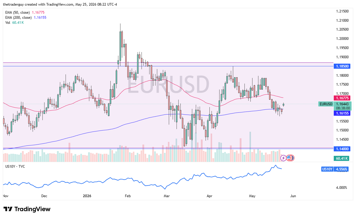 EUR/USD daily forecast. Source: TradingView