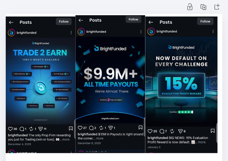 Brightfunded Social Media