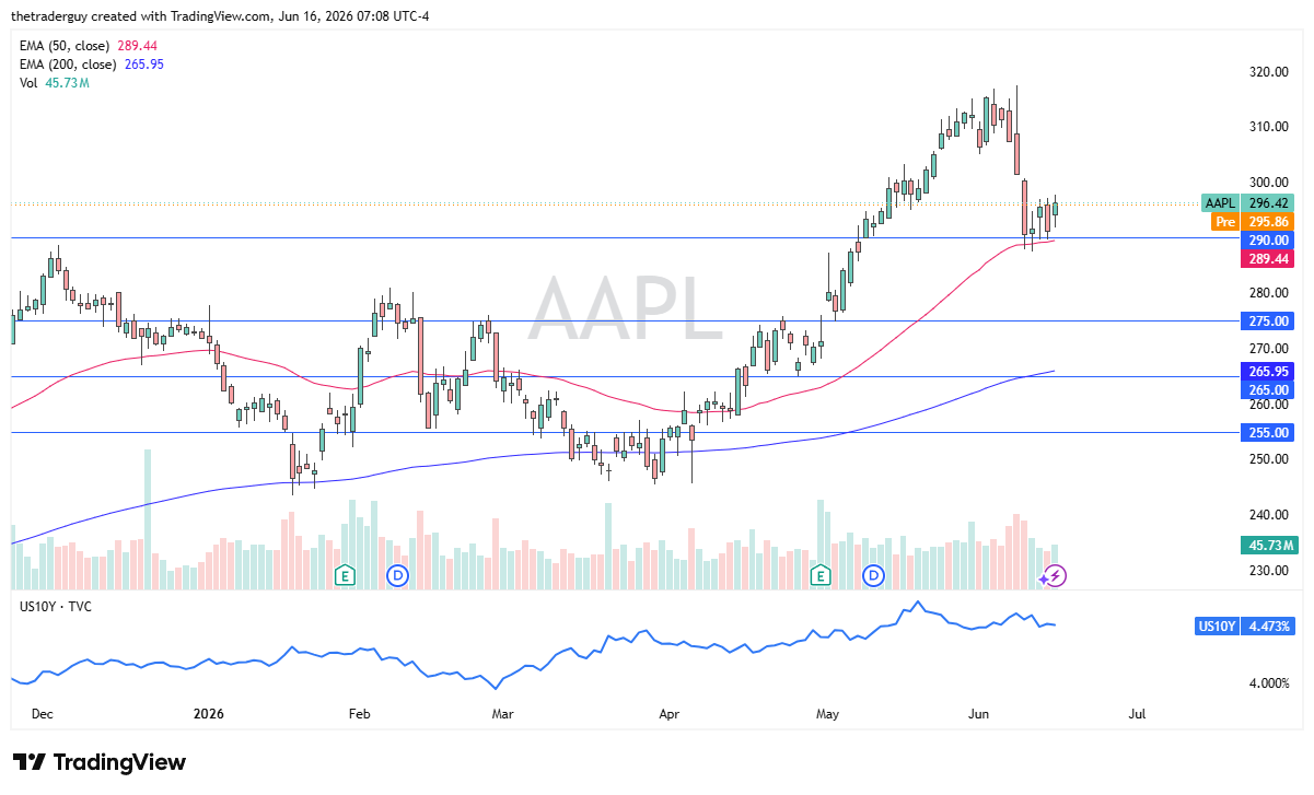 AAPL daily chart. Source: TradingView