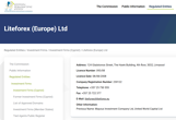 Liteforex (Europe) Ltd’s licensing info at cysec.gov.cy