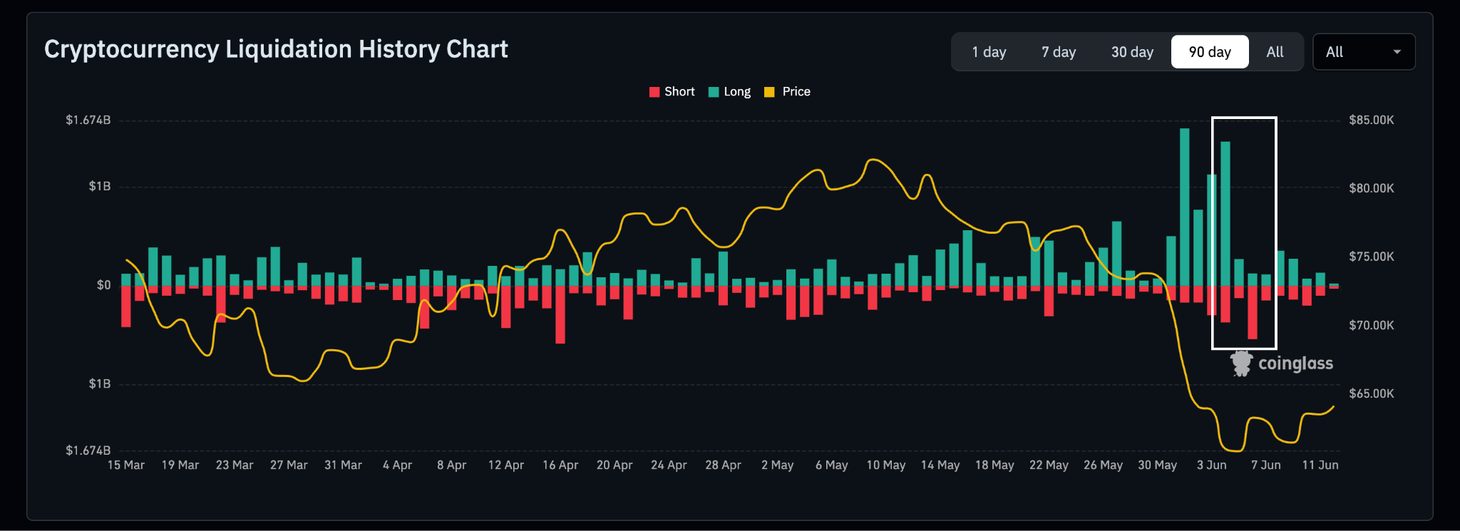 Crypto Daily Liquidations