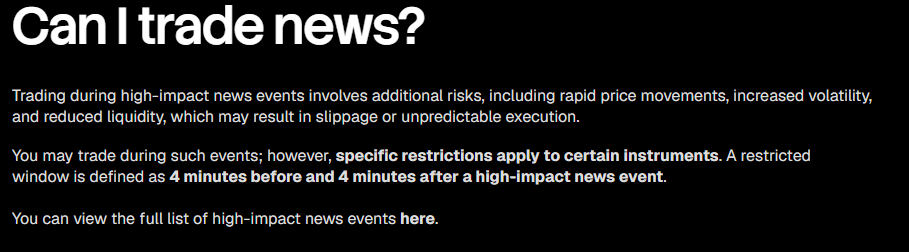 Screenshot of FAQ