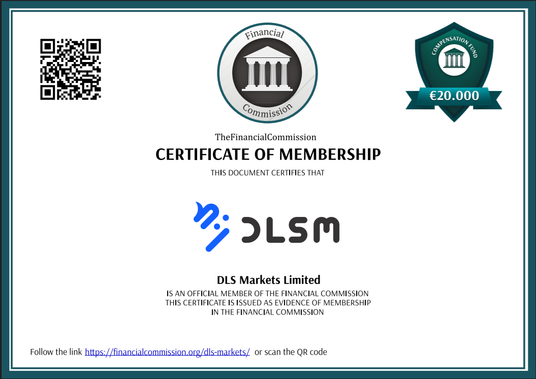 DLS Markets Limited’s certificate of participation in The Financial Commission