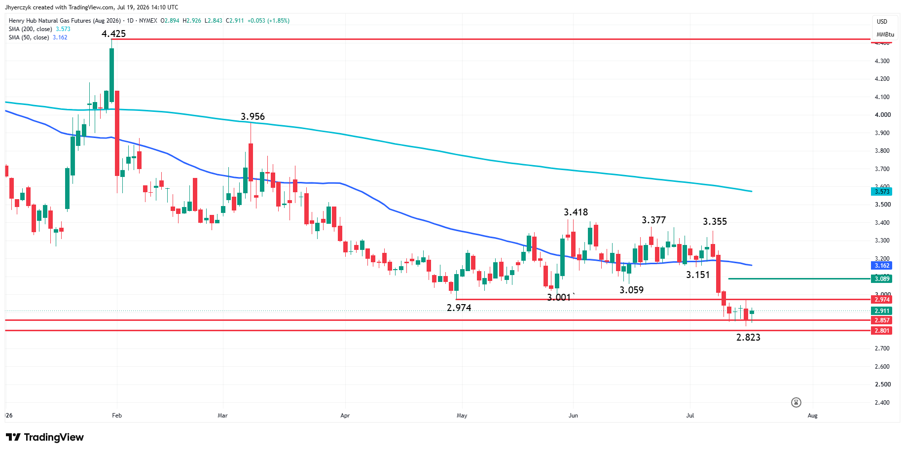 Natural Gas Futures Analysis
