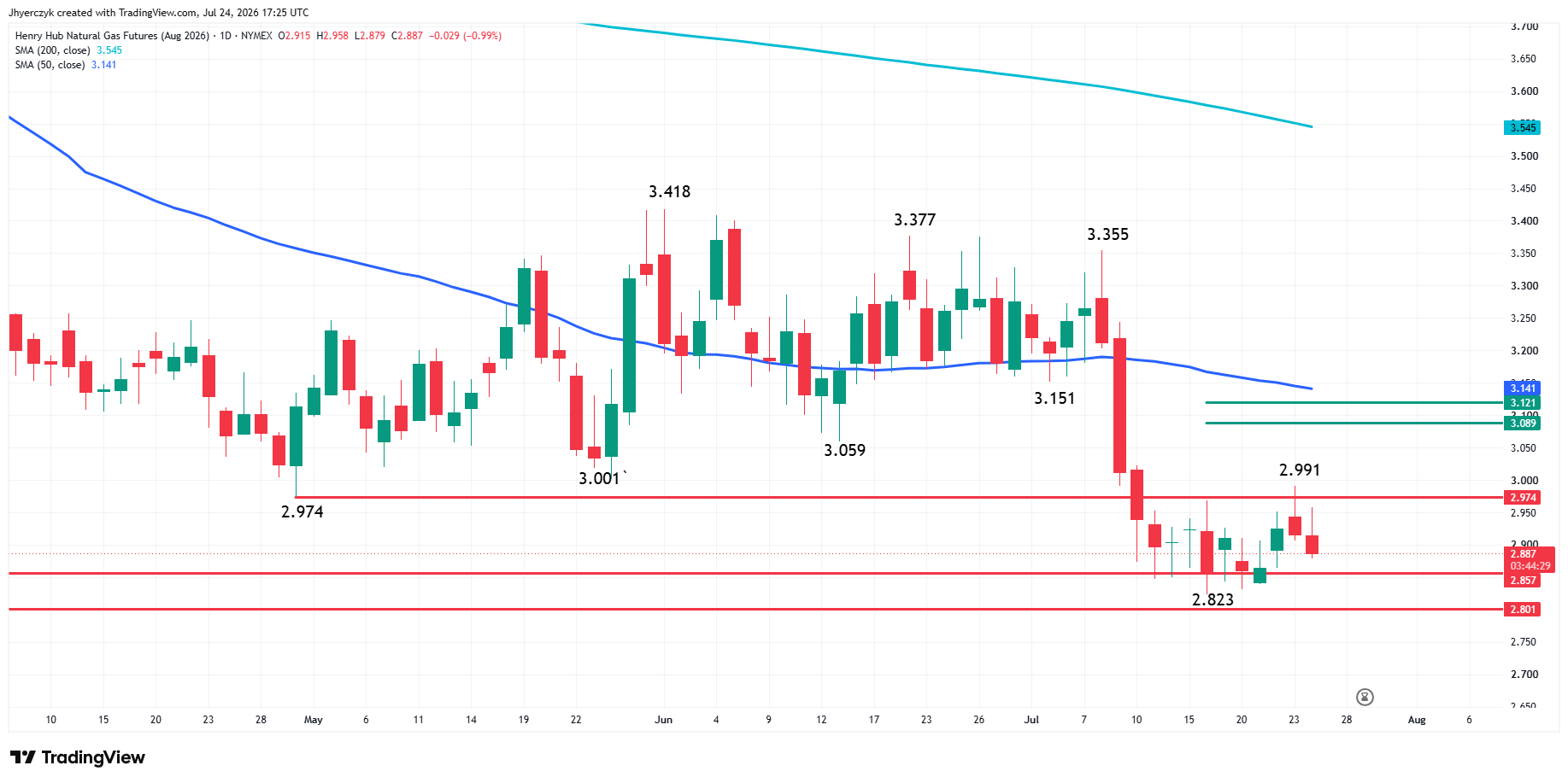 Natural Gas Futures Analysis