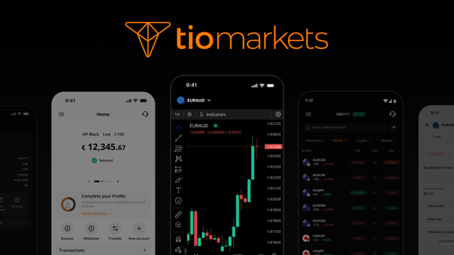 TIOmarkets Mobile Trading App