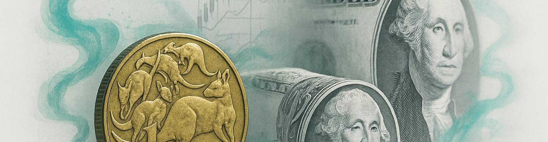 Dólar australiano y dólar estadounidense
