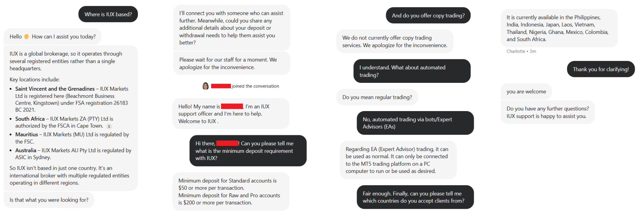 My first conversation with IUX
