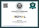 Royal ETP LLC’s certificate of membership to The Financial Commission