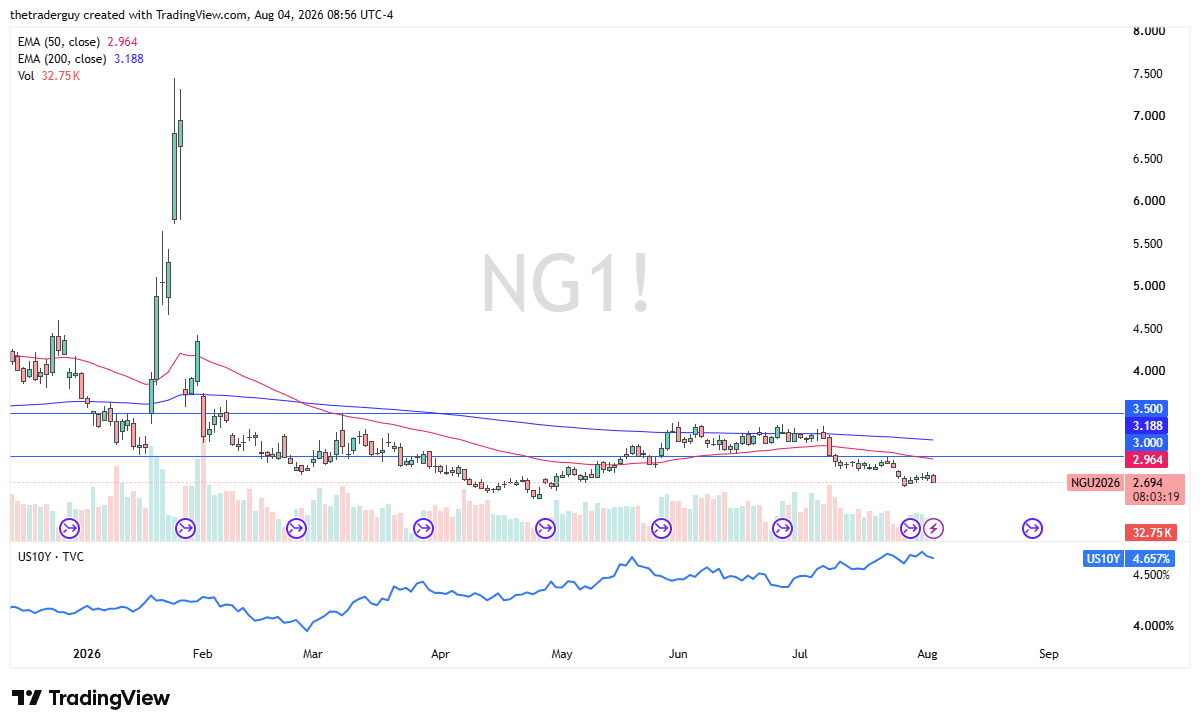 Natural Gas daily candlestick chart. Source: TradingView