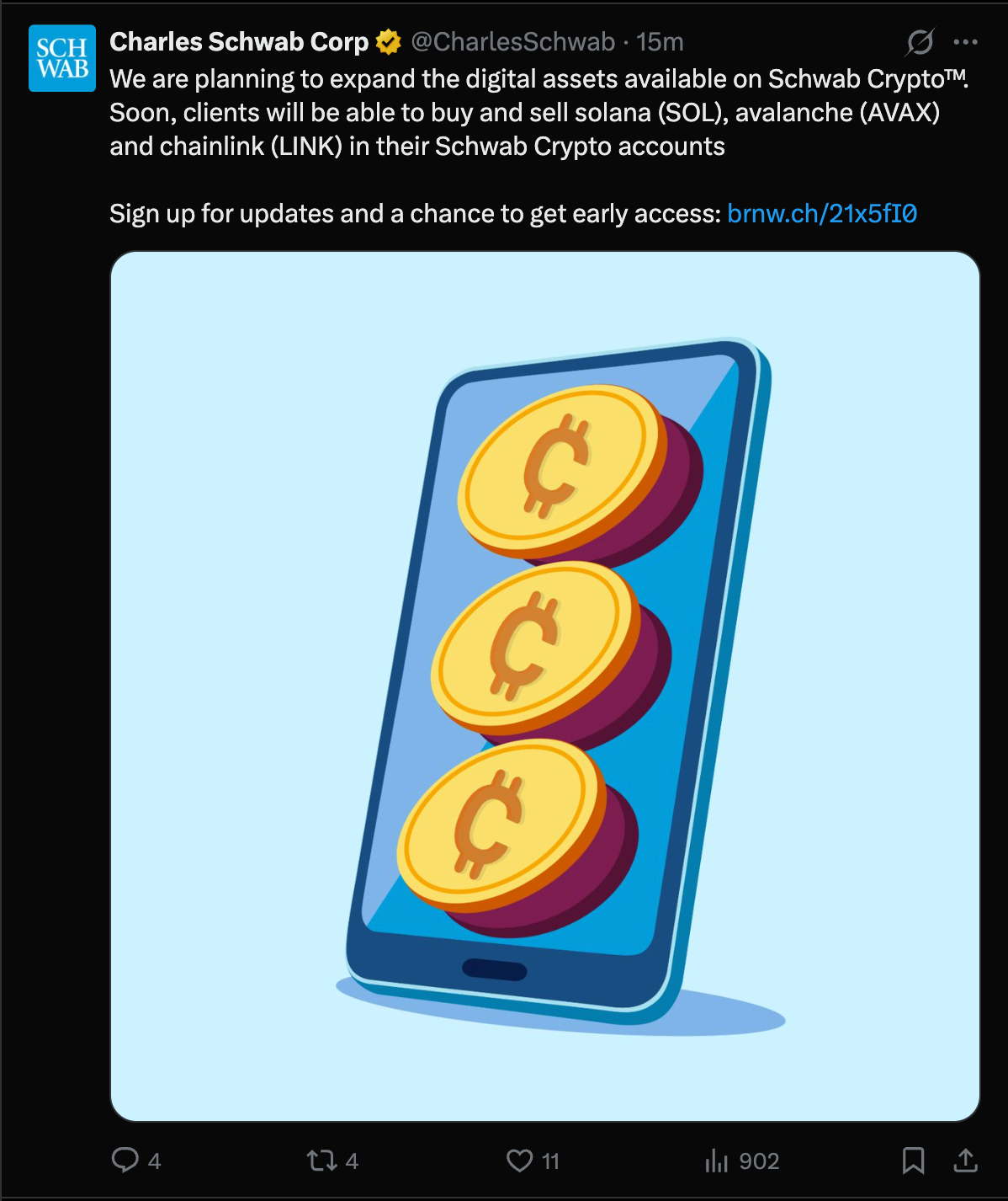 Charles Schwab Official X Account