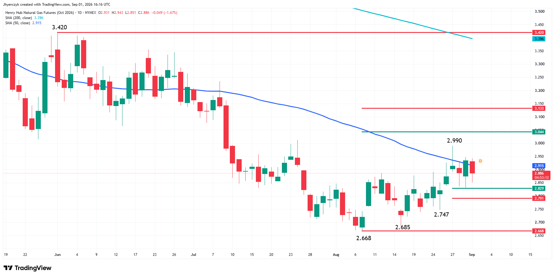 Natural Gas Futures Analysis