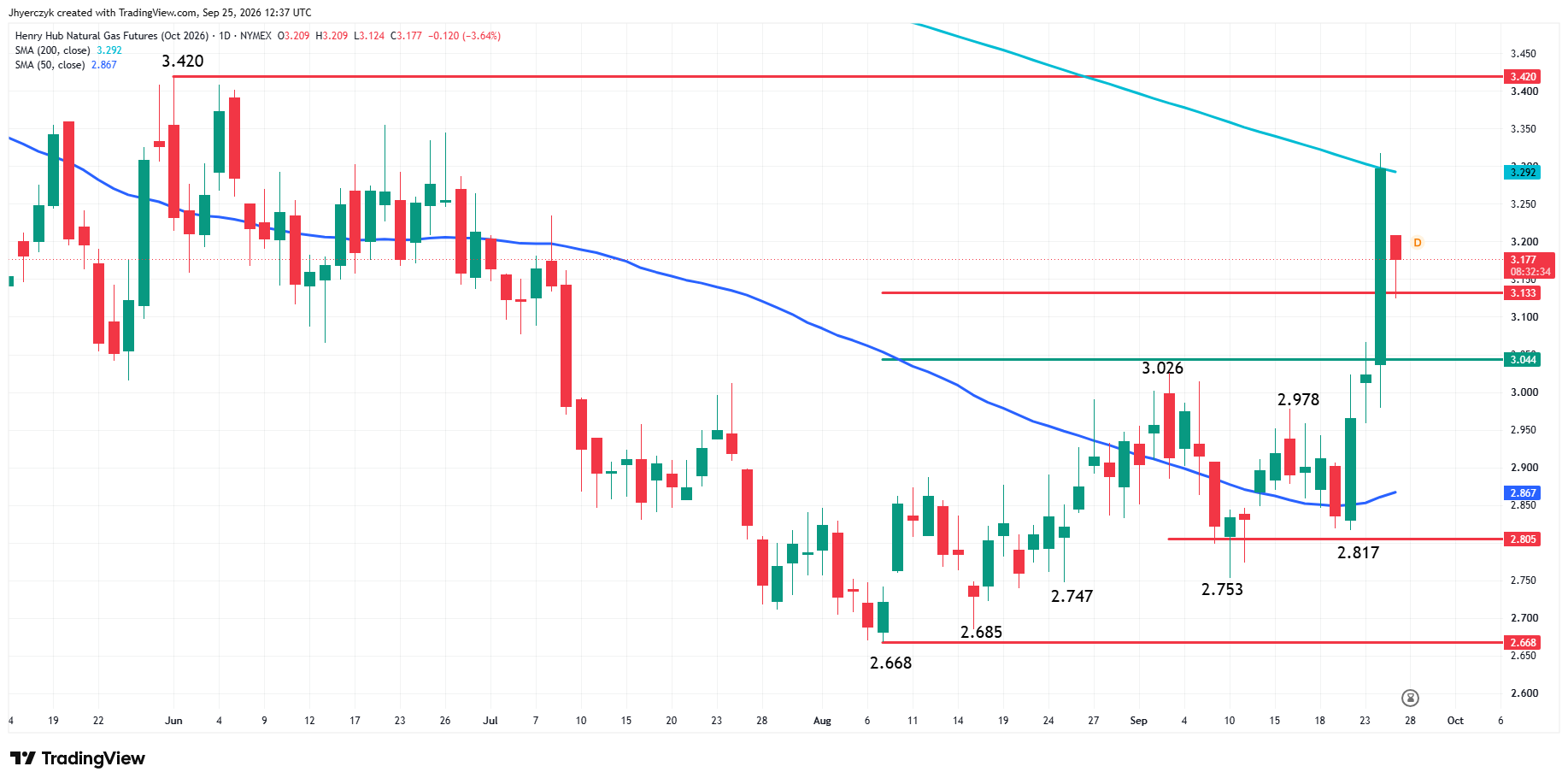 Natural Gas Futures Analysis