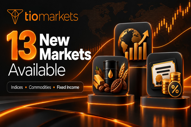 TIOmarkets 13 new markets available