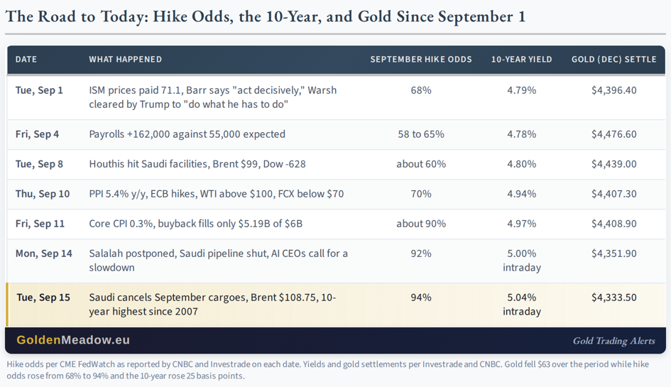 Gold Price Right Before The Hike - Image 3