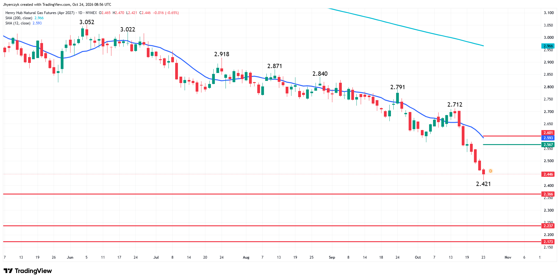 Natural Gas Futures Analysis