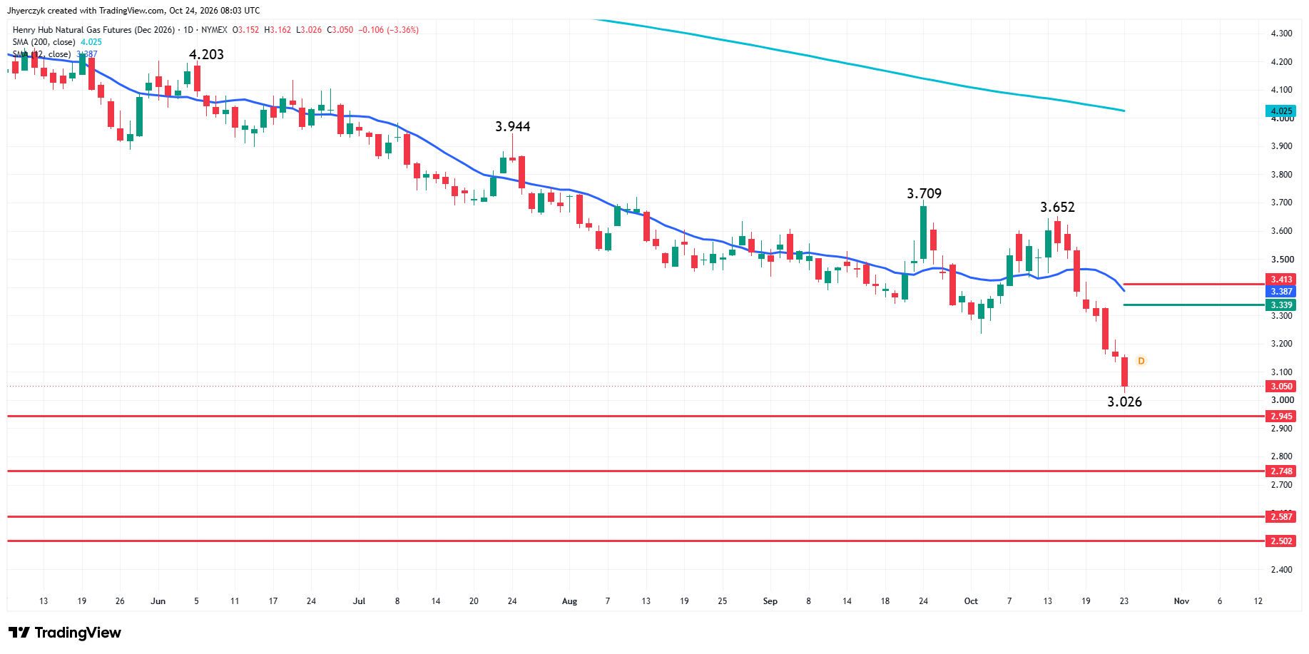Natural Gas Futures Analysis
