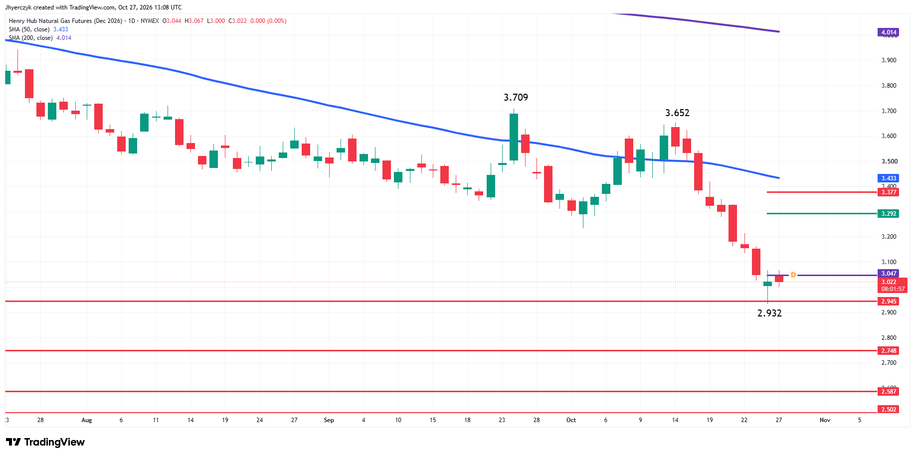 Natural Gas Futures Analysis