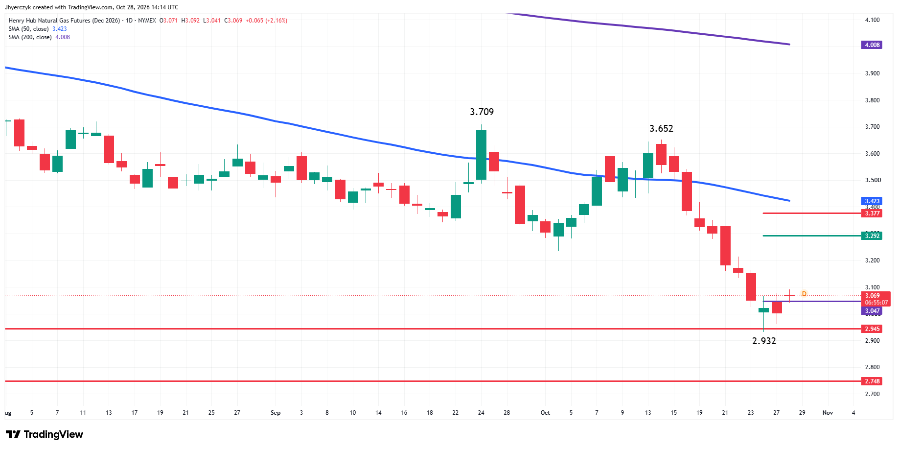 Natural Gas Futures Analysis