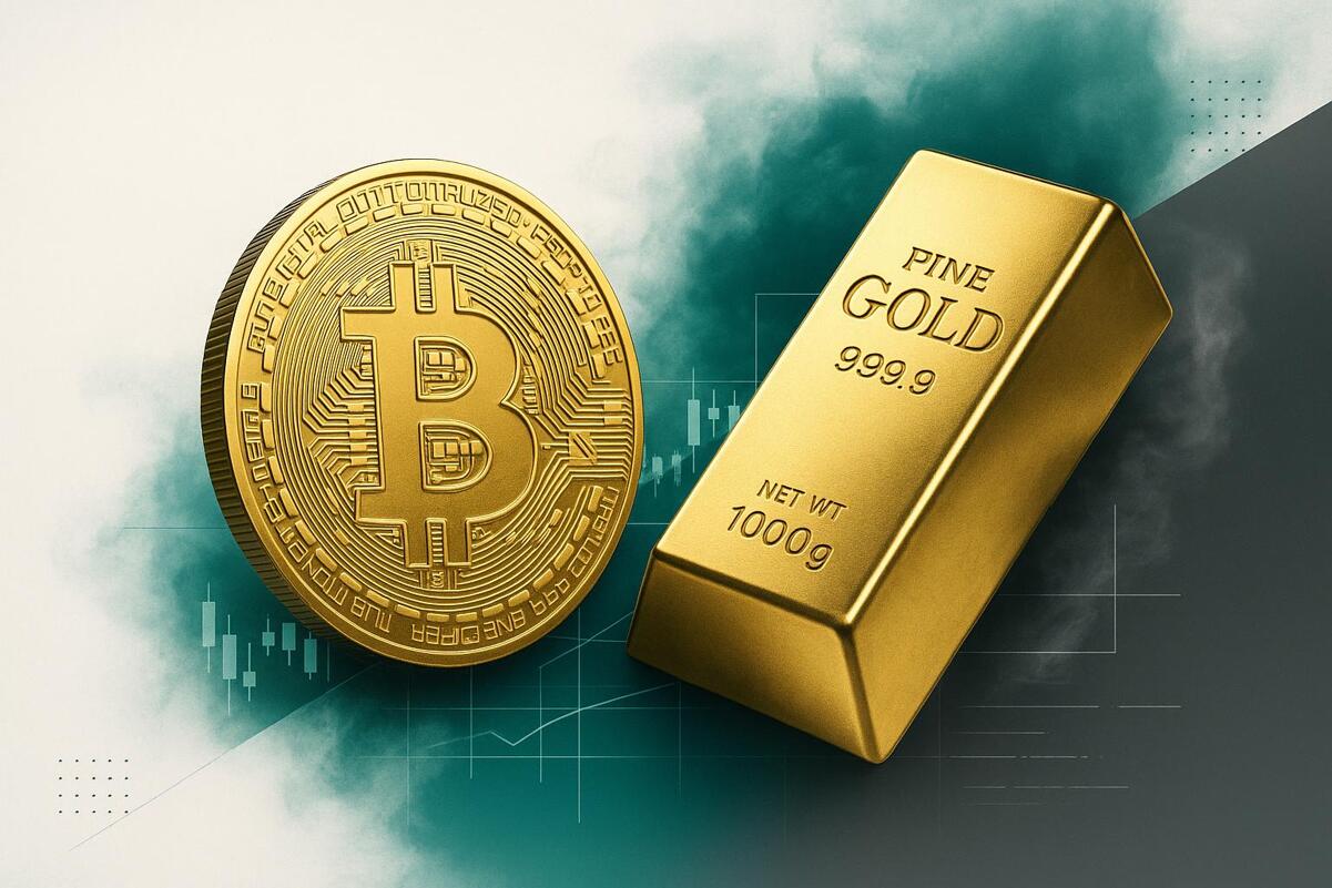 Gold vs Bitcoin: BTC Price Gains Against Gold Ahead of Fed Decision