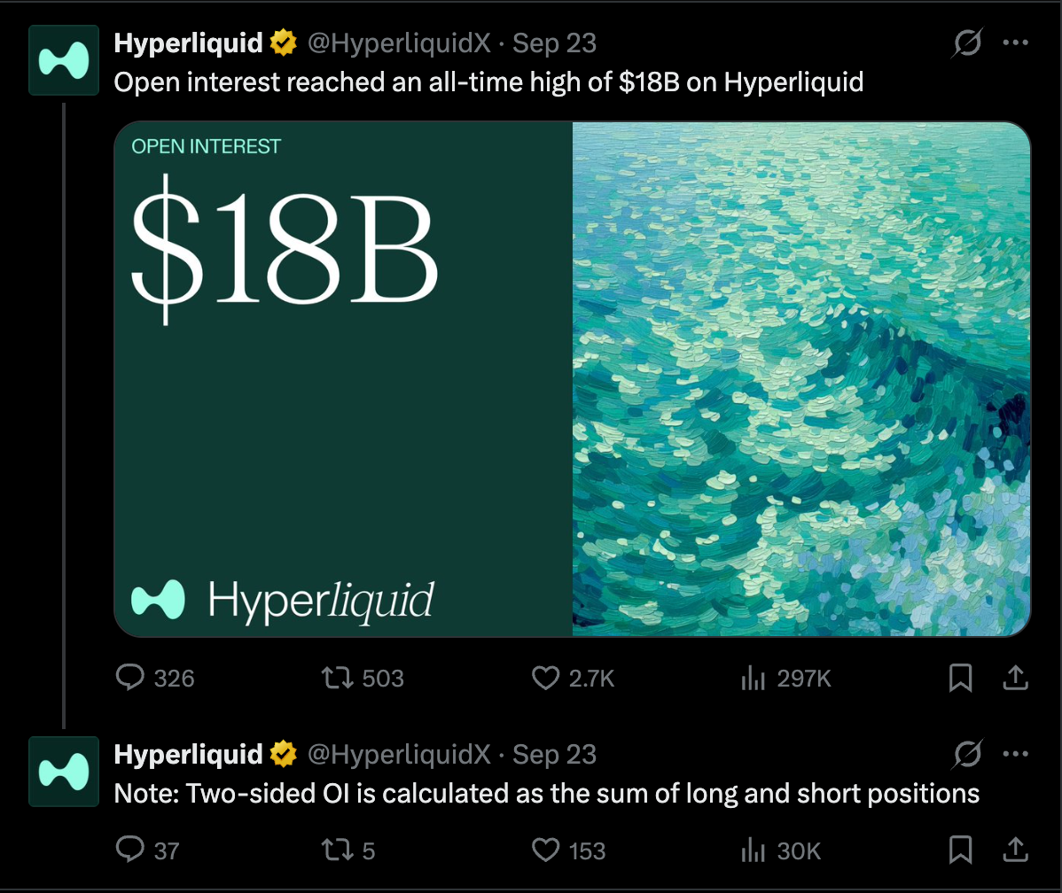 Hyperliquid Official X Account
